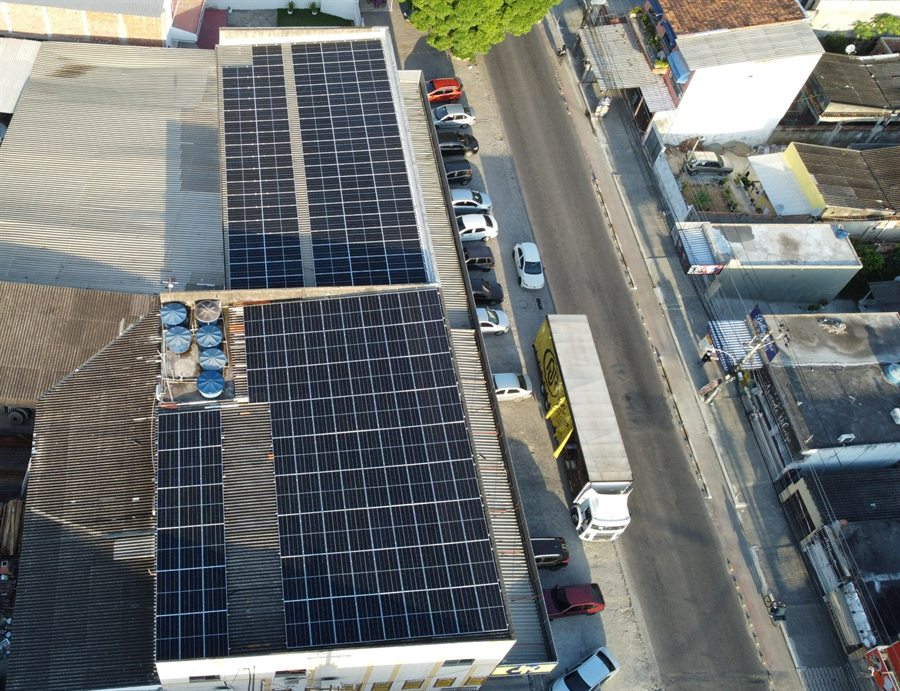 Usina solar Super Compras em Santa Cruz – RJ